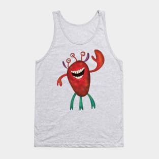 Happy Larry - friendly monster by Cecca Designs Tank Top
